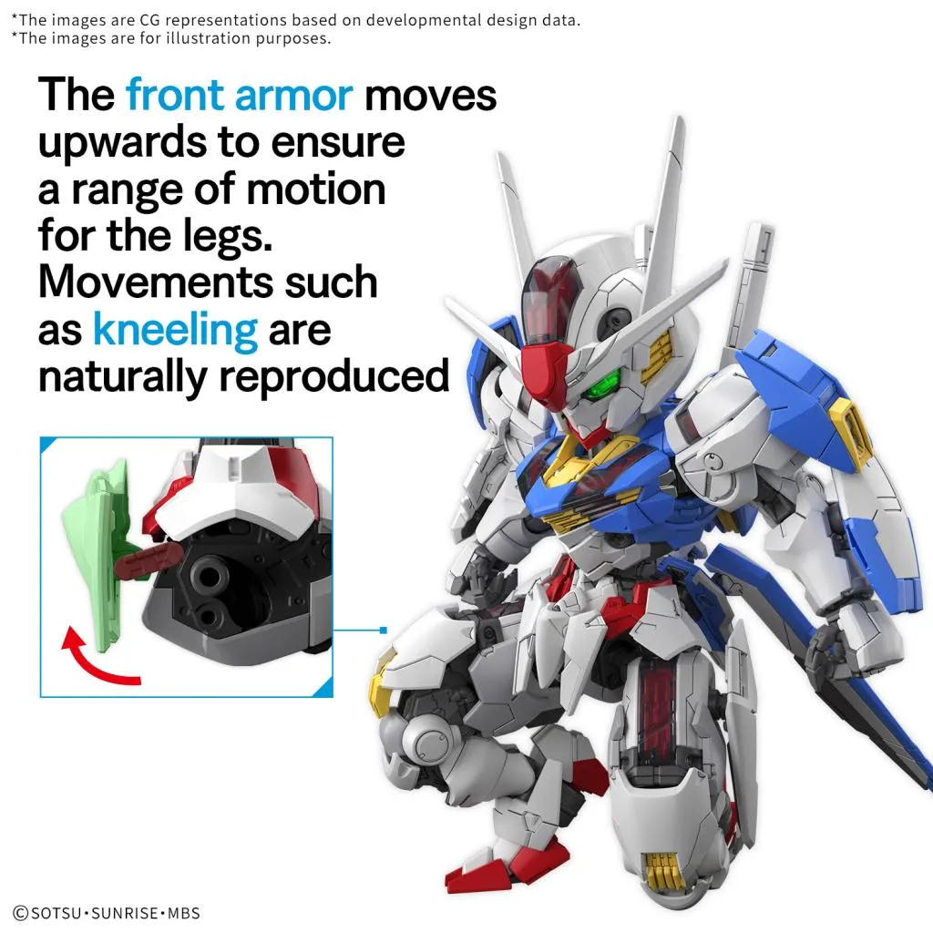 GUNDAM - MGSD Gundam Aerial - Model Kit